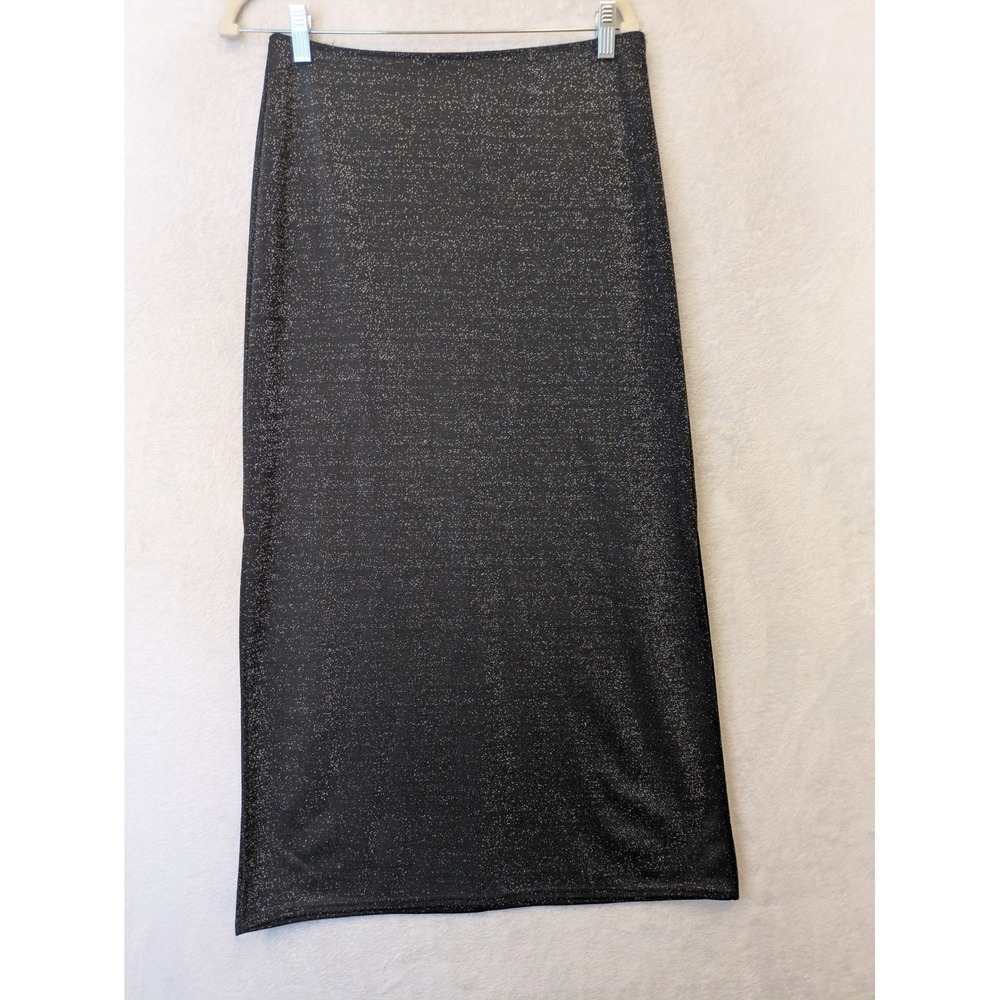 Joe Benbasset Maxi Skirt Women's M Shimmer Metallic 90s Vintage